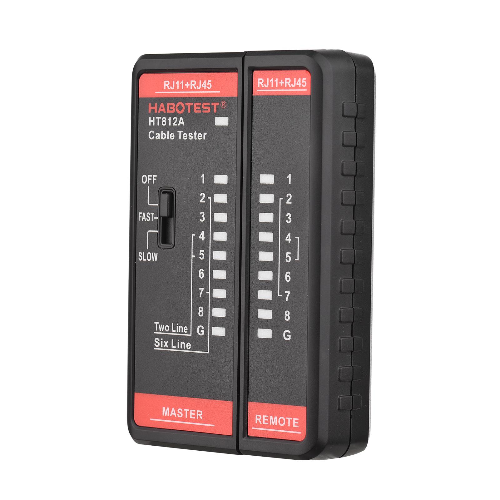 Tester de cable Habotest HT812A vista frontal